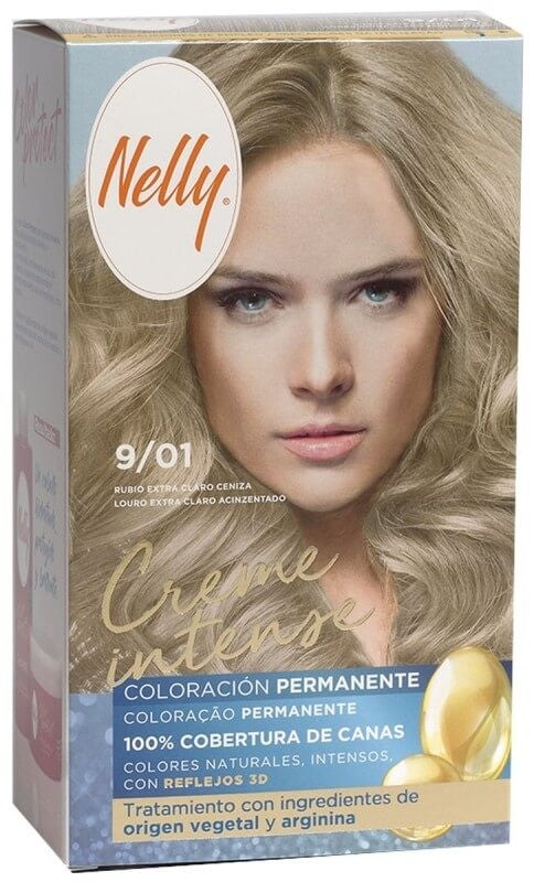 Nelly Color Tinte Tono 9/01 Rubio Extra Claro Ceniza