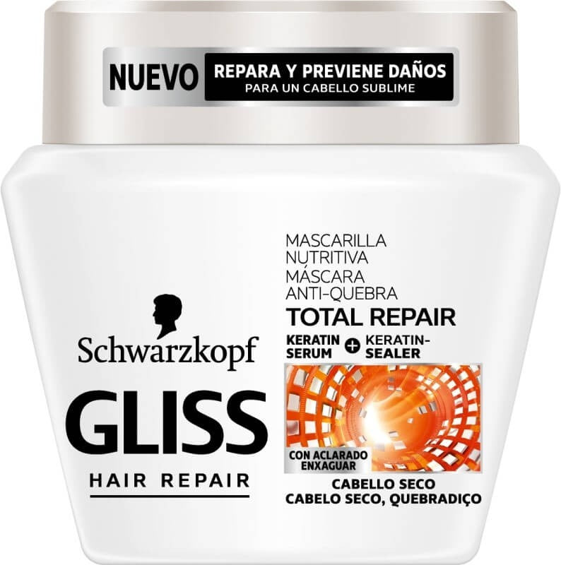 Schwarzkopf Gliss Mascarilla Total Repair 300 ml