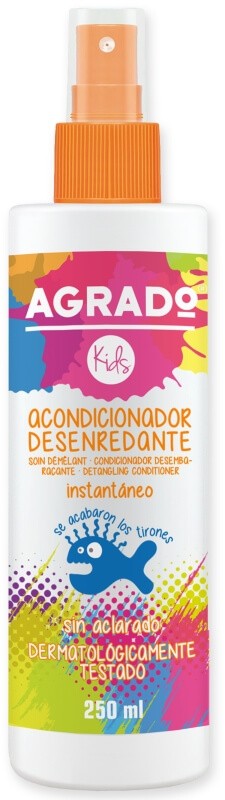 AGRADO Kids Acondicionador Desenredante Sin Aclarado 250 ml – Adiós Nudos, Hola Peinados Felices