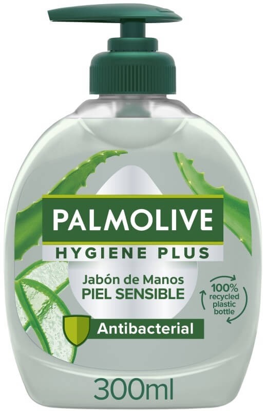 Palmolive Hygiene Plus Jabón de Manos Piel Sensible Antibacterial 300 Ml