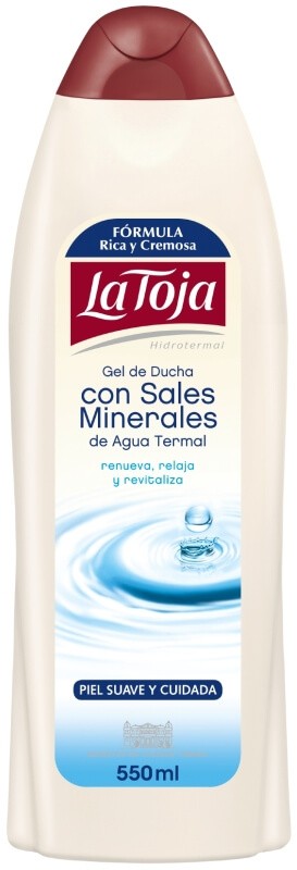 La Toja Gel de Ducha con Sales Minerales de Agua Termal 550 Ml
