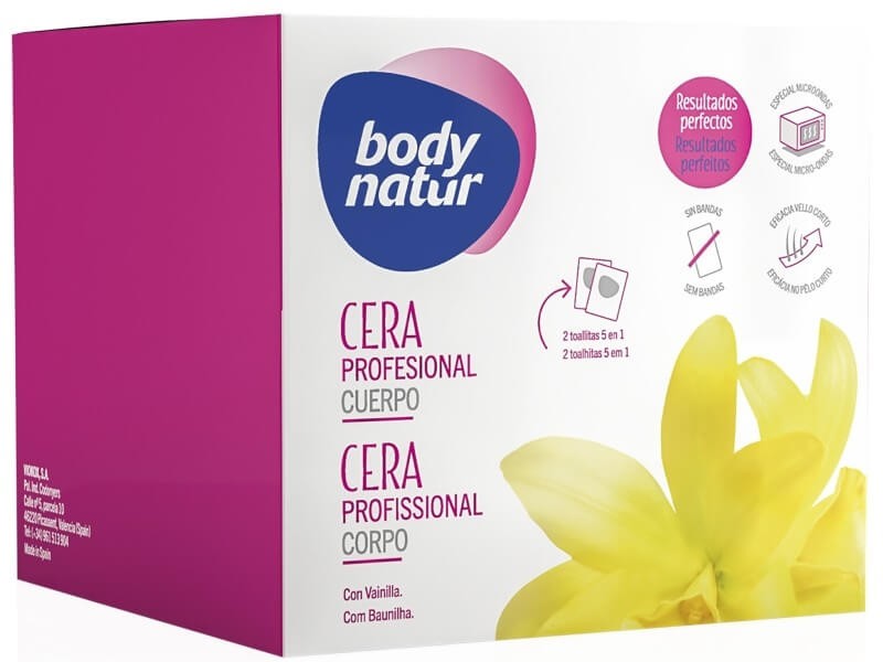 BodyNatur Cera Profesional Cuerpo Con Vainilla 250 Gr