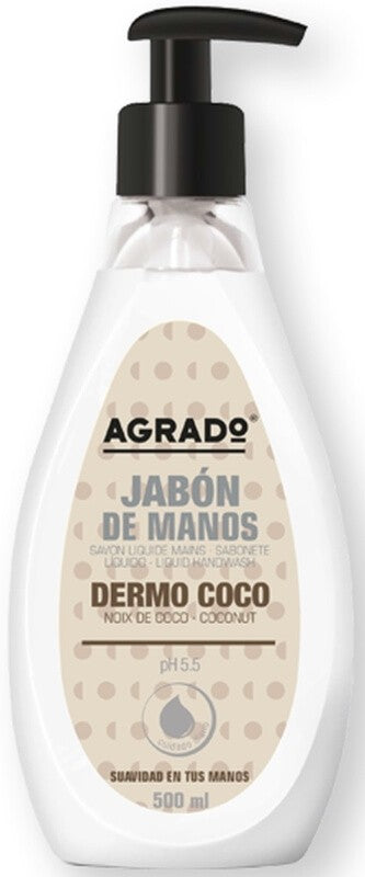 Agrado Jabón de Manos Dermo Coco 500 Ml