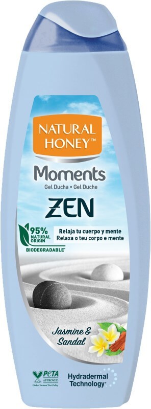 Natural Honey Moments Zen Jasmin y Sandal Gel Ducha 600 Ml