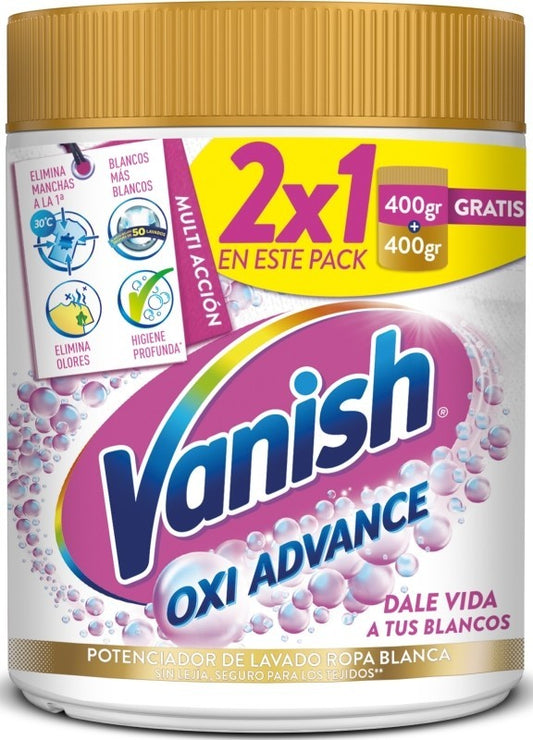 Vanish Oxi Advance Vida a Blancos Pack 2 x 400 Gr