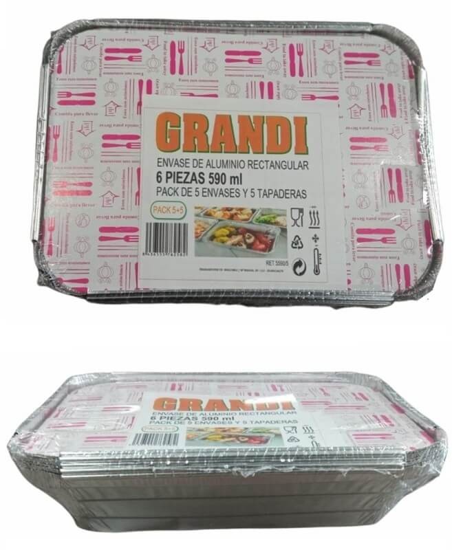 Grandi Envase Alum + Tap 5 GDE