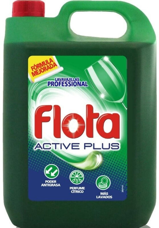 Flota Vajilla Profesional Lavavajilla Ultractive Plus 4.5 L - Potencia y Eficacia para la Limpieza de tu Vajilla