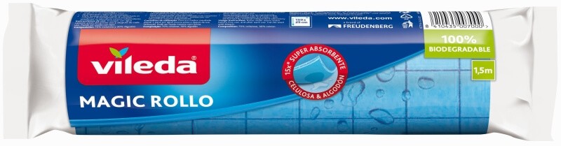 Vileda Magic Rollo 25x150 cm – Absorción y Limpieza Eficiente