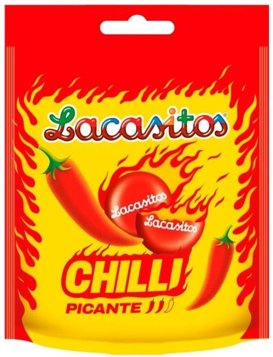 Lacasitos Doypack Chilli 125G - El Dulce con un Toque Picante que Sorprenderá tu Paladar
