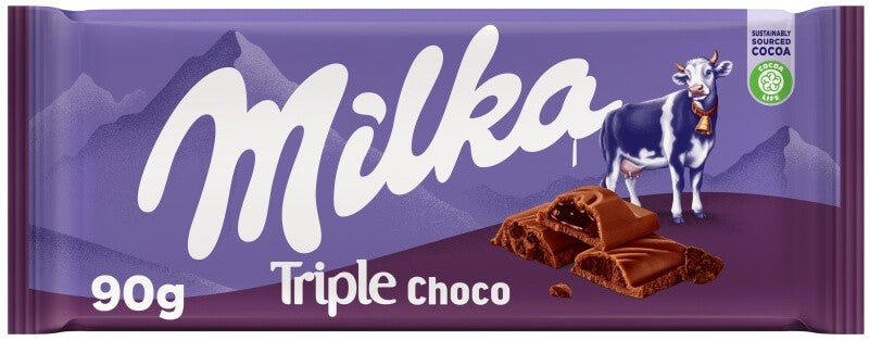Milka Chocolate Triple 90 Gr