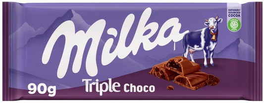 Milka Chocolate Triple 90 Gr