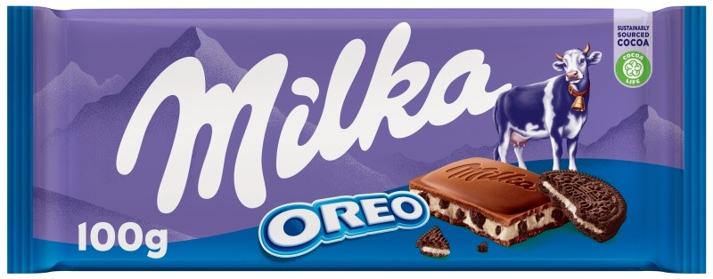 Milka Tableta Chocolate Oreo 100G - La Combinación Perfecta de Chocolate y Galleta