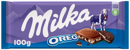 Milka Tableta Chocolate Oreo 100G - La Combinación Perfecta de Chocolate y Galleta