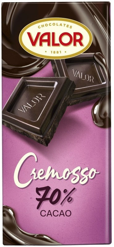 Valor 70% Cacao Cremosso 90 Gr
