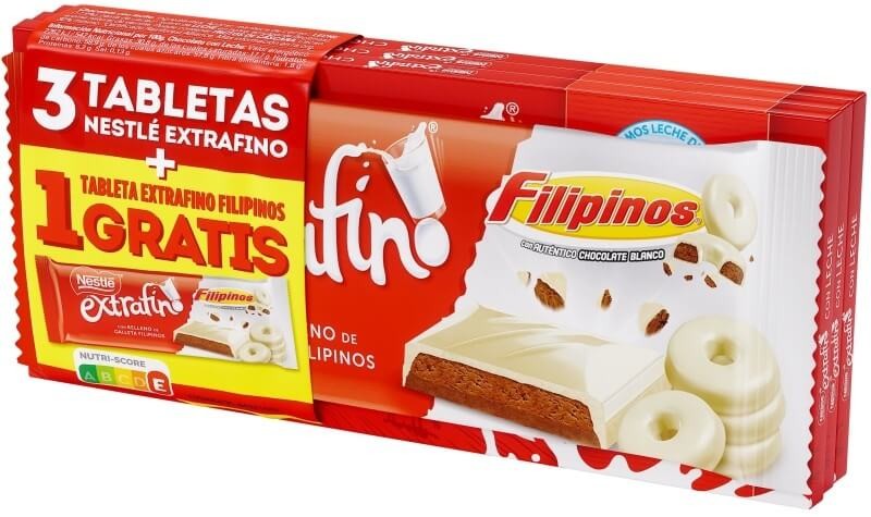 Nestlé Extrafino PK 3 + Filipinos 125 Gr