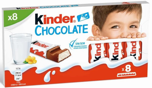 Kinder Chocolate 100G - Dulzura y Nutrición en Cada Mordisco