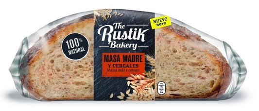 The Rustik Bakery Pan Masa Madre y Cereales 400G - Sabor Artesano y Natural