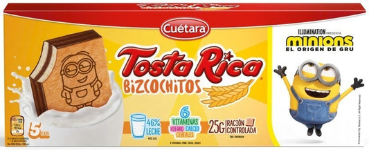 Cuétara Tosta Rica Bizcochitos 125G 5U – Merienda Divertida y Nutritiva para Toda la Familia