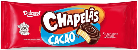 Dulcesol Chapelas Choco 3 Und 135 Gr