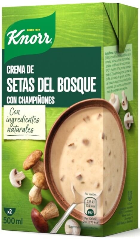 Knorr Crema Setas Bosque BK 500 Gr