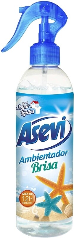Asevi Ambientador Hogar y Tejidos Brisa 400 ml – Frescor Marino Duradero para Cada Rincón