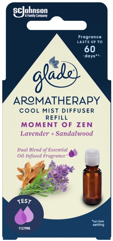 Glade Aromatherapy Diffuser Moment of Zen Lavander + Sandalwood