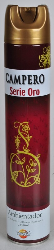 Campero Serie Oro Ambientador Rosas 750 Ml