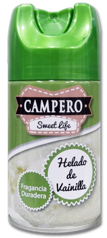 Campero Ambientador Fragancia Duradera Vainilla 250 Ml