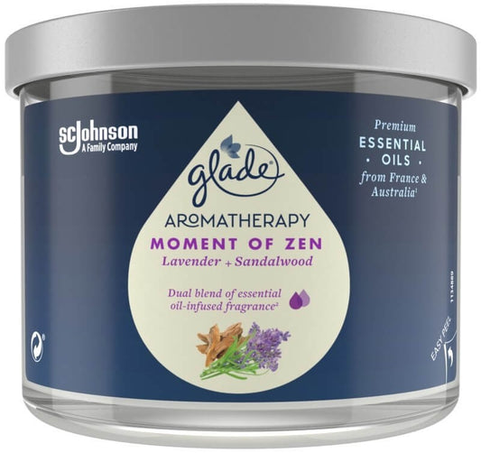 Glade Ambientador Vela Aromatherapy Zen