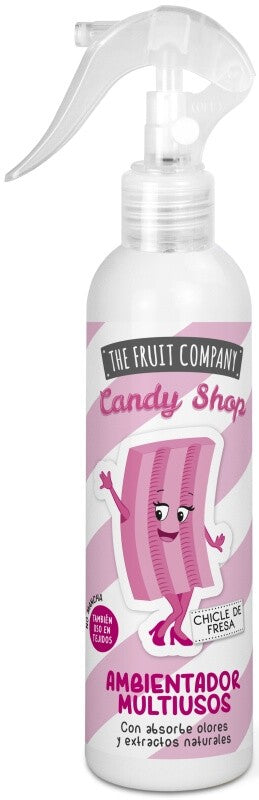 The Fruit Company Ambientador Multiusos Chicle de Fresa 200 ml – Un Toque Dulce para Cada Espacio