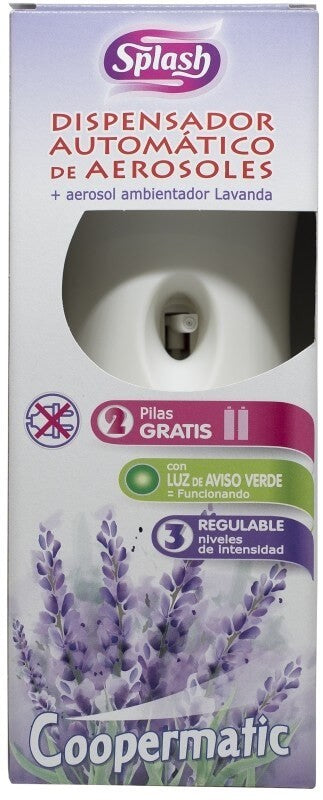Splash Dispensador Automático de Aerosoles Coopermatic Lavanda