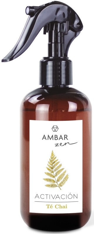 Ambientador Ambar Zen Activación Té Chai 225 ml – Relaja y Armoniza tu Hogar