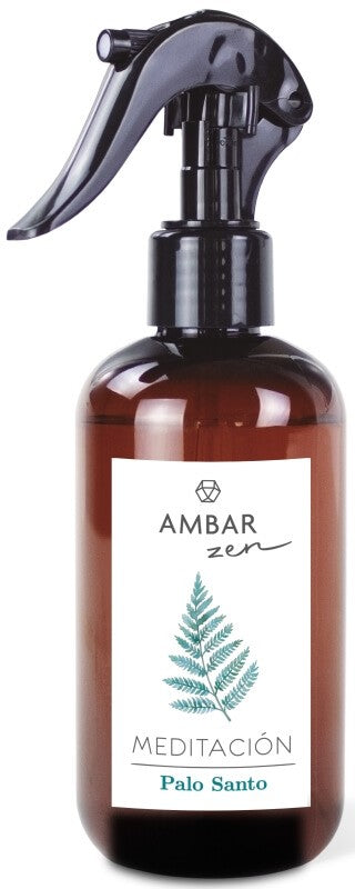 Ambar Zen Meditación Ambientador en Spray Palo Santo 225 ml – Equilibra tus Espacios y Eleva tu Bienestar