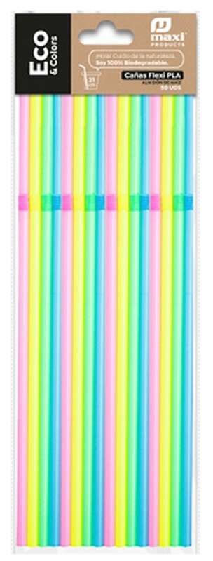 Pla Cañita Biodegradable Flexible 50U