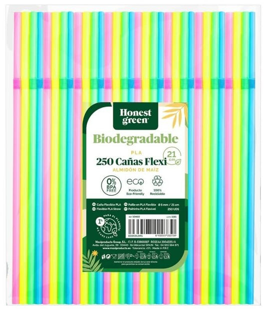 PLA Cañita Biodegradable Flexible 250U