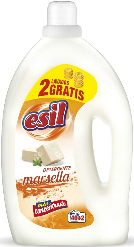 Esil Detergente Líquido Marsella 40+2D 2,6L - Limpieza Profunda con Aroma Tradicional