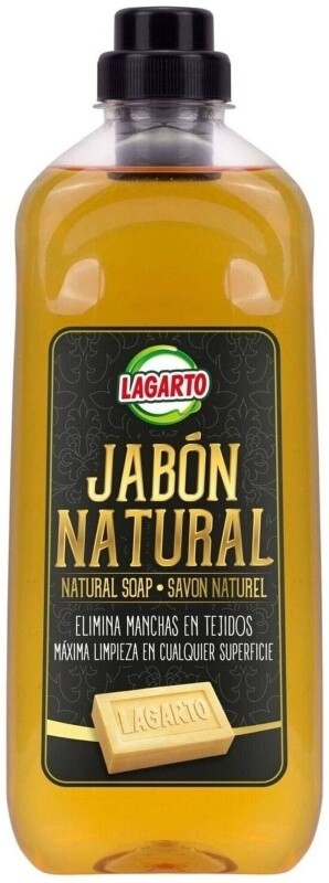 Lagarto Jabón Natural Líquido 1L – Limpieza Profunda para Ropa y Hogar