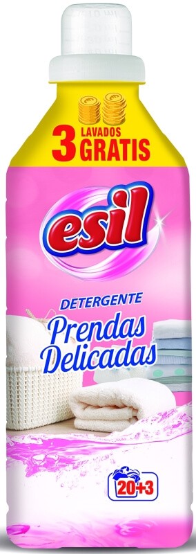 Esil Detergente Líquido Prendas Delicadas 23 Dosis 700 ml - Limpieza y Cuidado para Textiles Finos