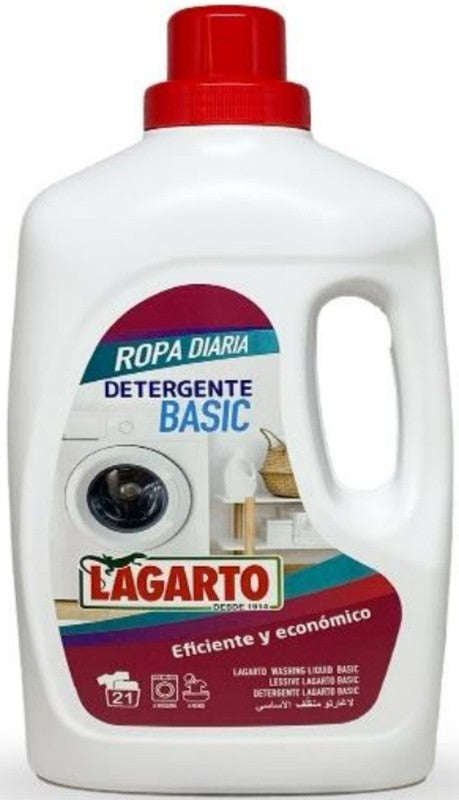 Lagarto Detergente Líquido Básico 1,26L 21D
