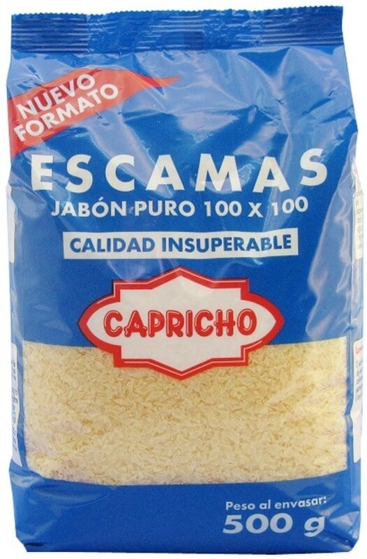 Capricho Escamas Jabón Puro 100 x 100 500 Gr