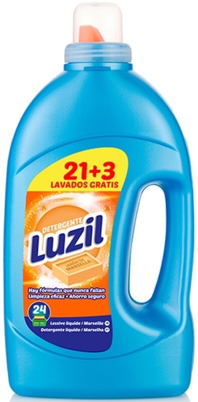 Luzil Detergente Marsella 24 Lavados 1,800 L