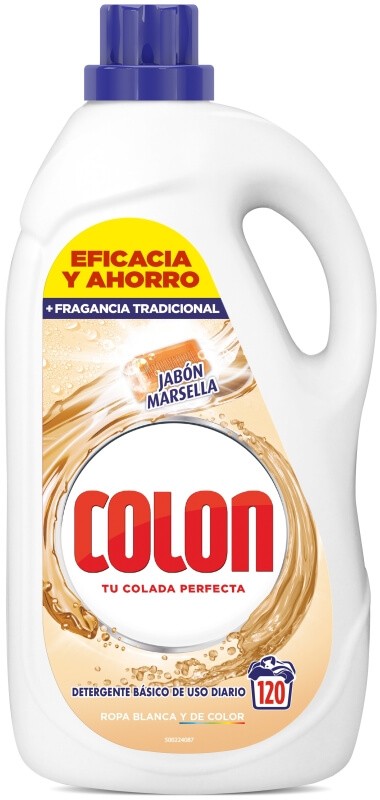 Colon Jabón Marsella Detergente Líquido 5L 120 Lavados – Limpieza Profunda con el Aroma Tradicional