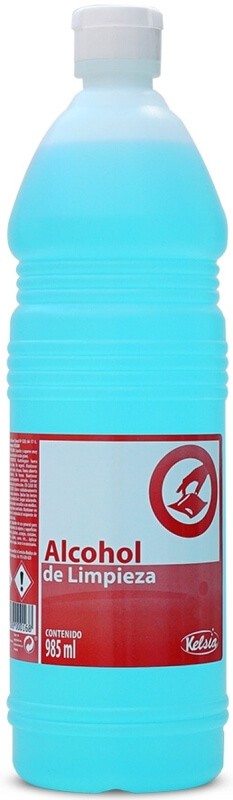 Kelsia Alcohol de Limpieza 985 ml – Eficacia Impecable para una Higiene Total