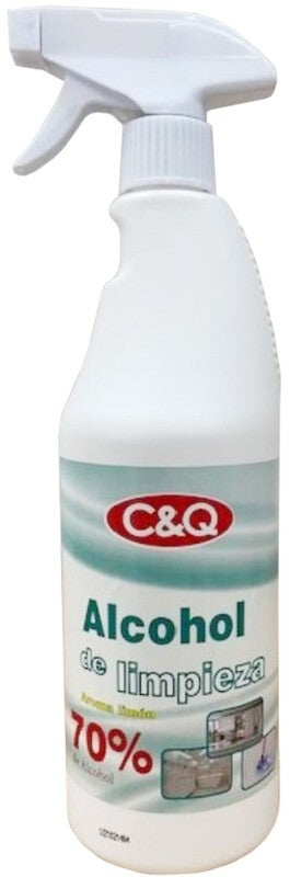 C&Q Alcohol de Limpieza 70% 750 Ml