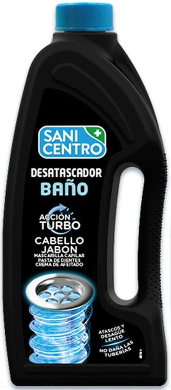 SaniCentro Desatascador Baño 1L – Eficiencia Turbo para Atascos Difíciles