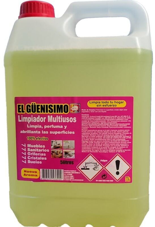 El Güenisimo Limpiador Multiusos 5 L - Potencia y Versatilidad para la Limpieza del Hogar y Negocios