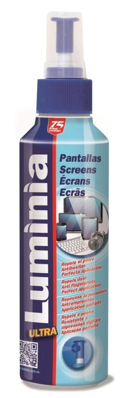 Luminia Ultra Limpia Pantallas 250 ml - Limpieza Eficaz para Todo Tipo de Pantallas