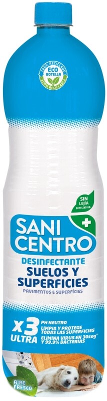Sanicentro Desinfectante Suelos y Superficies 1,5L