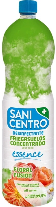 Sanicentro Fregasuelos Desinfectante Floral Fusión 1,5L