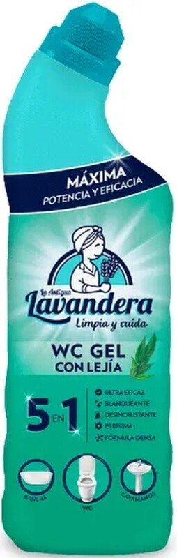 Lavandera WC Gel con Lejía Baño 1L